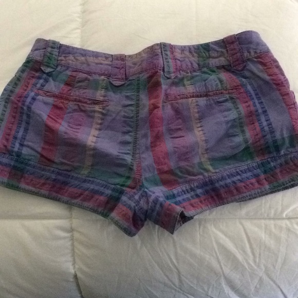 **DONATING 6/30 MAKE OFFER** 
Purple plaid shirt shorts - Picture 3 of 3